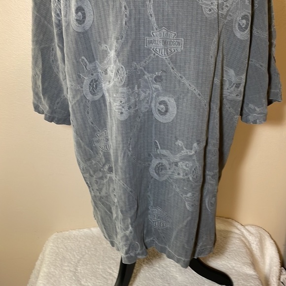 Harley Davidson Silk Shirt Size 2XL - Picture 7 of 9